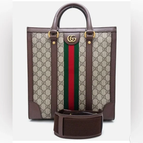 GUCCI Medium tote Ophidia Web Stripe - Picture 9 of 9